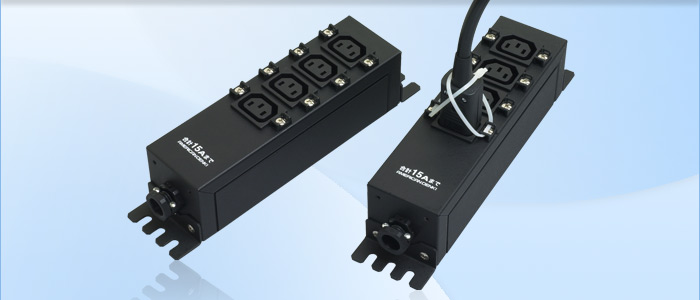 アメリカン電機 IEC C-13 コンセントバー12コ口 ロック機能付 接地形2P 20A 250V HA9120LS 