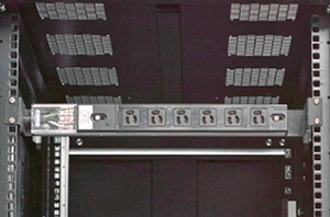 アメリカン電機 IEC C-13 コンセントバー6コ口 ロック機能付 コード