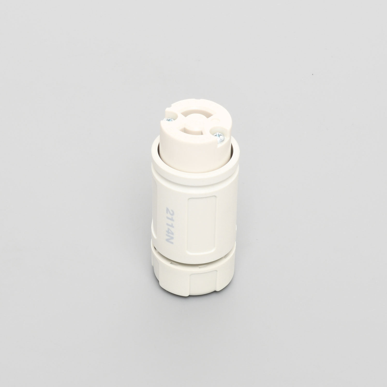 2114N-IV 2P 15A 125V コードコネクタボディ (ナイロンカバー