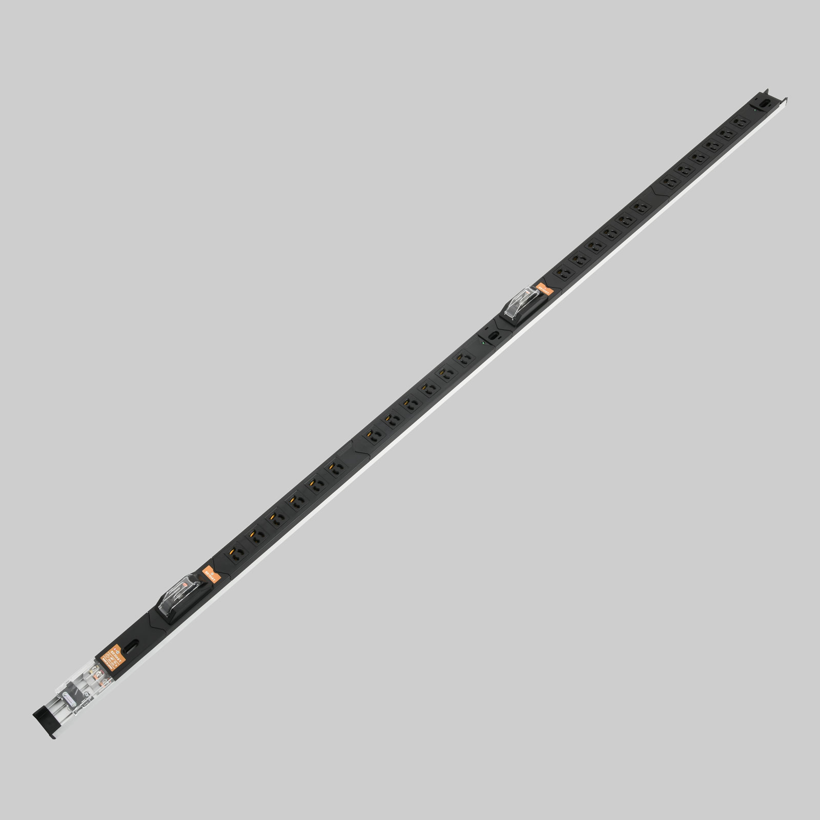 HA7241S 接地形2P 30A 125V 0Uコンセントバー 30A入力 抜止形24