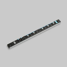 0Uコンセントバー 20A入力 IEC C13×10ヶ口 + IEC C19×2ヶ口