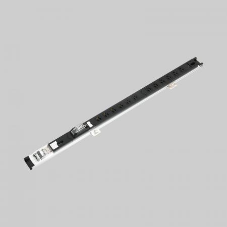 0Uコンセントバー 20A入力 抜止形12ヶ口