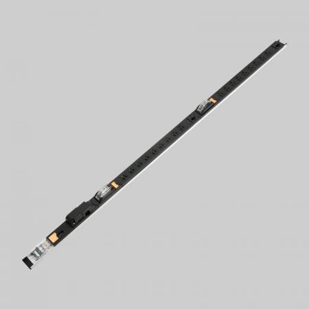 0Uコンセントバー 30A入力 抜止形18ヶ口 電流計測用アーチ付