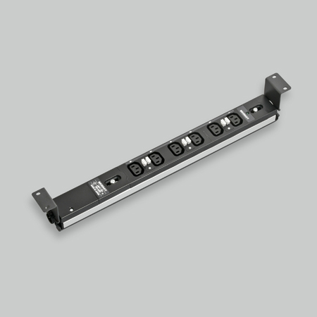 1Uコンセントバー 20A入力 コンパクトタイプ IEC C13
