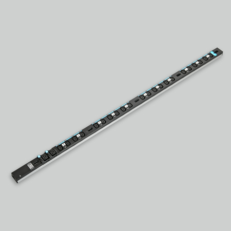 0Uコンセントバー 20A入力 IEC C13×22ヶ口 + IEC C19×2ヶ口