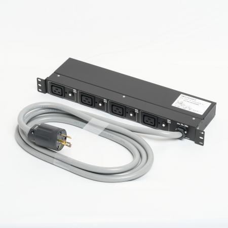 1Uコンセントバー 30A入力 IEC C19×4ヶ口